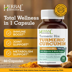 Close-up of turmeric capsules