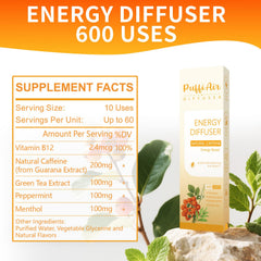 Herbal diffuser in use creating a calming aroma