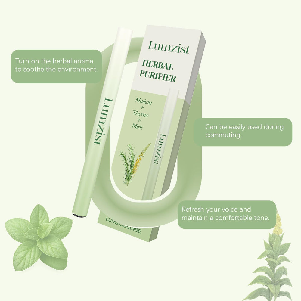 Extracts of mullein, thyme and mint used in diffuser