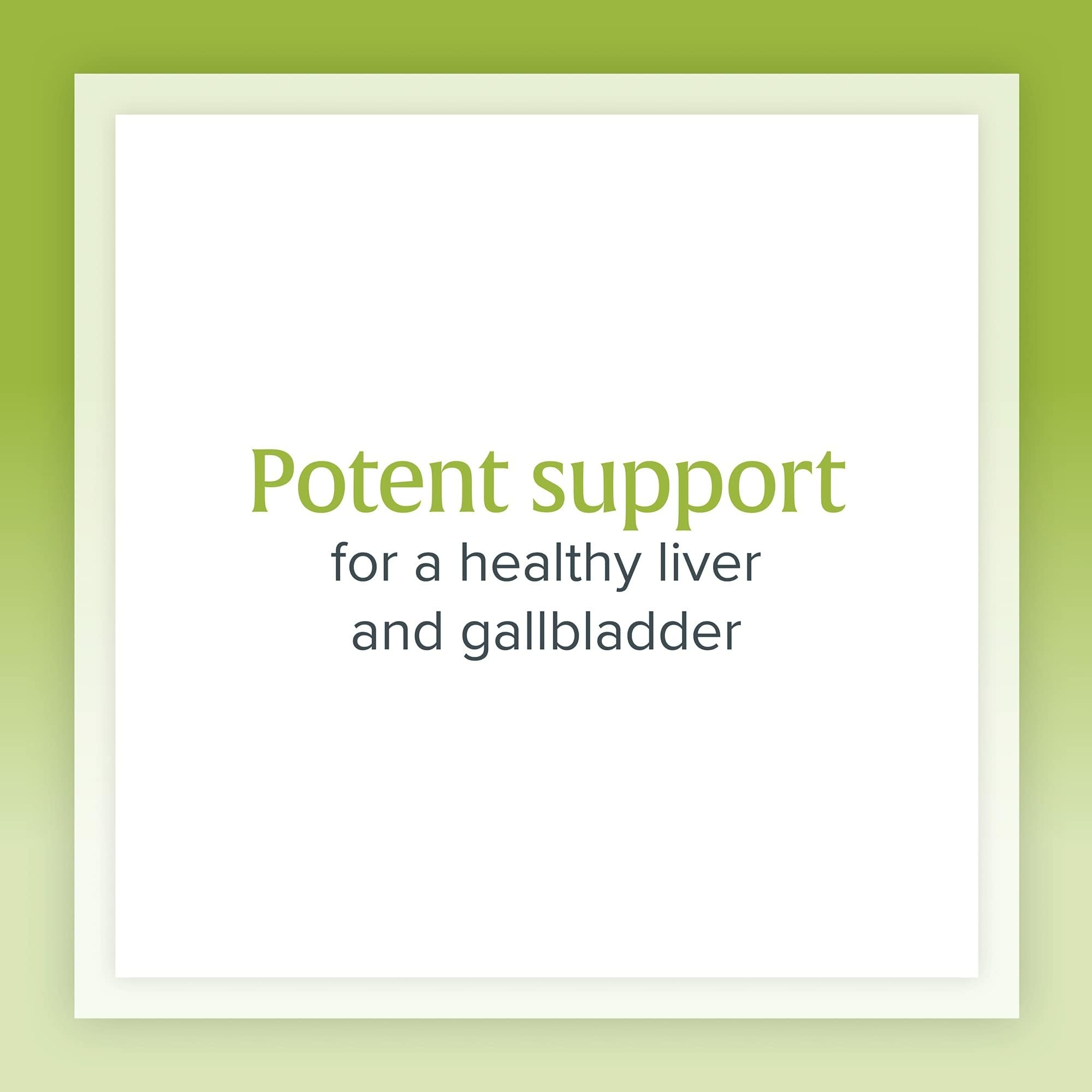 Supplement facts panel showing standardized herbs