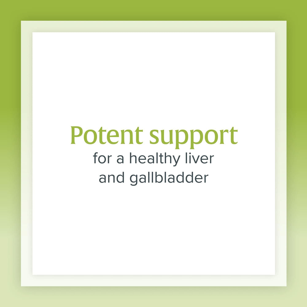 Supplement facts panel showing standardized herbs