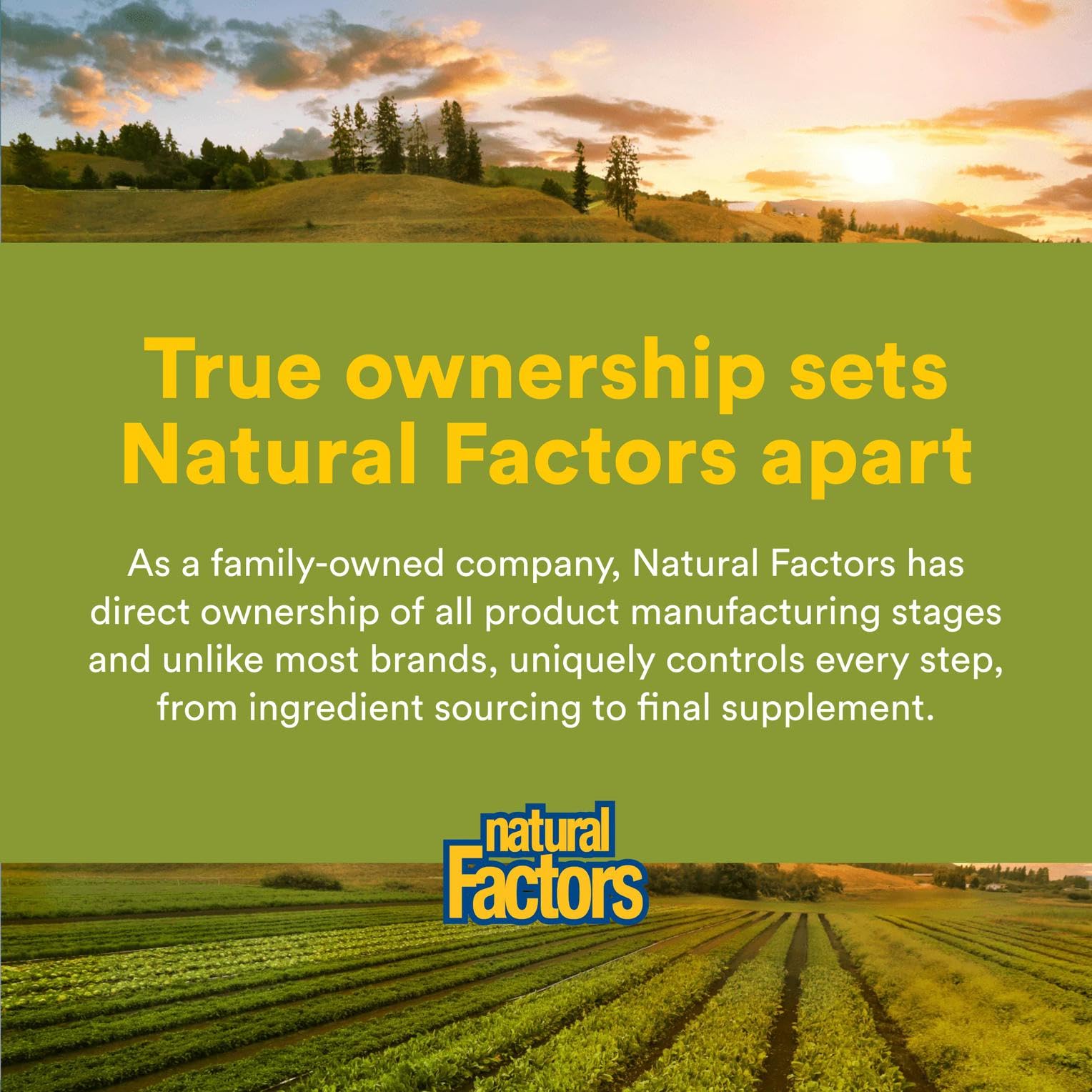 Natural Factors HerbalFactors packaging against white background