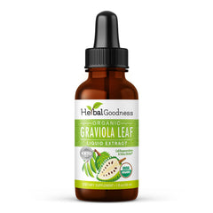 Herbal Goodness Soursop Graviola leaf extract bottle 1oz hero image