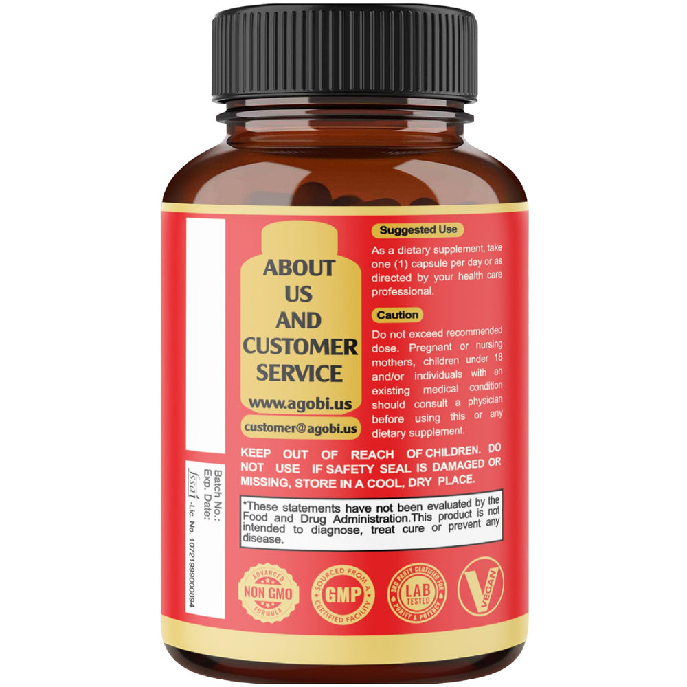 Herbal blend including Ashwagandha, Turmeric, Green Tea and Shilajit