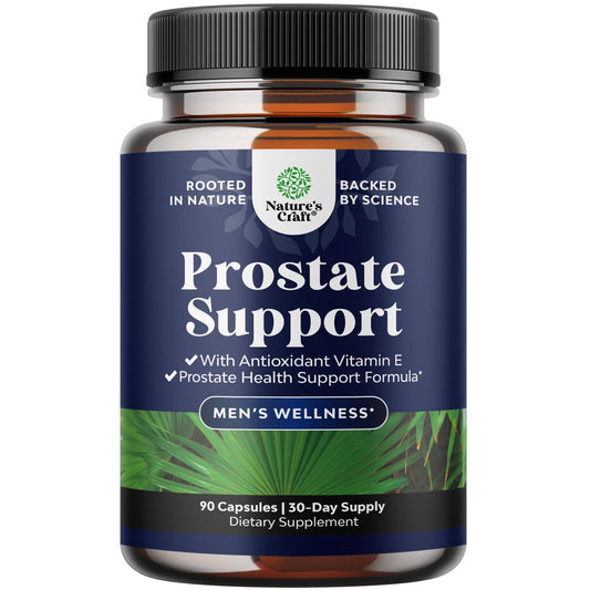 Herbal Prostate Supplement bottle on white background