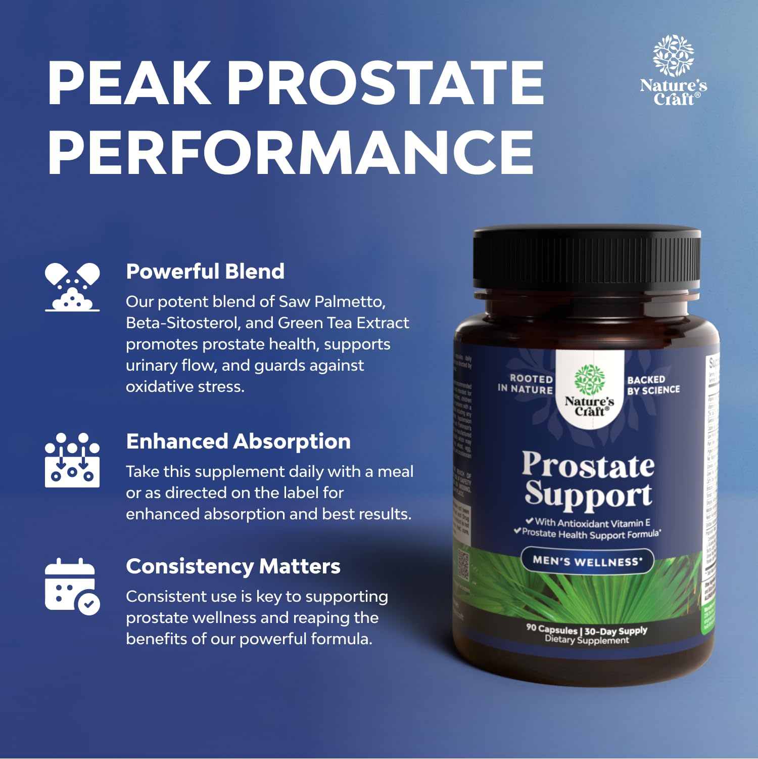Ingredients like beta-sitosterol, pumpkin seed extract and green tea