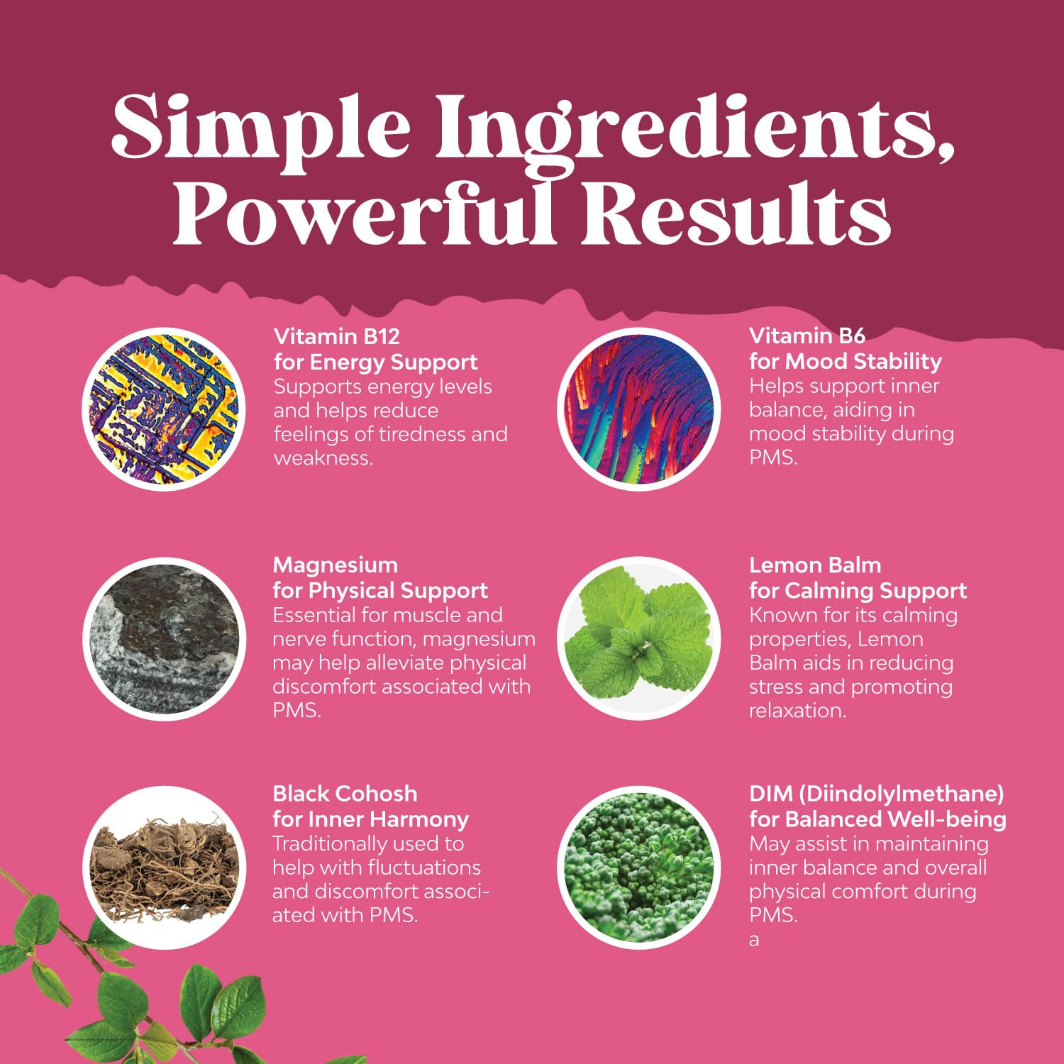 Herbal and vitamin blend for women's hormonal balance