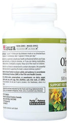 Oleuropein content highlighted on label