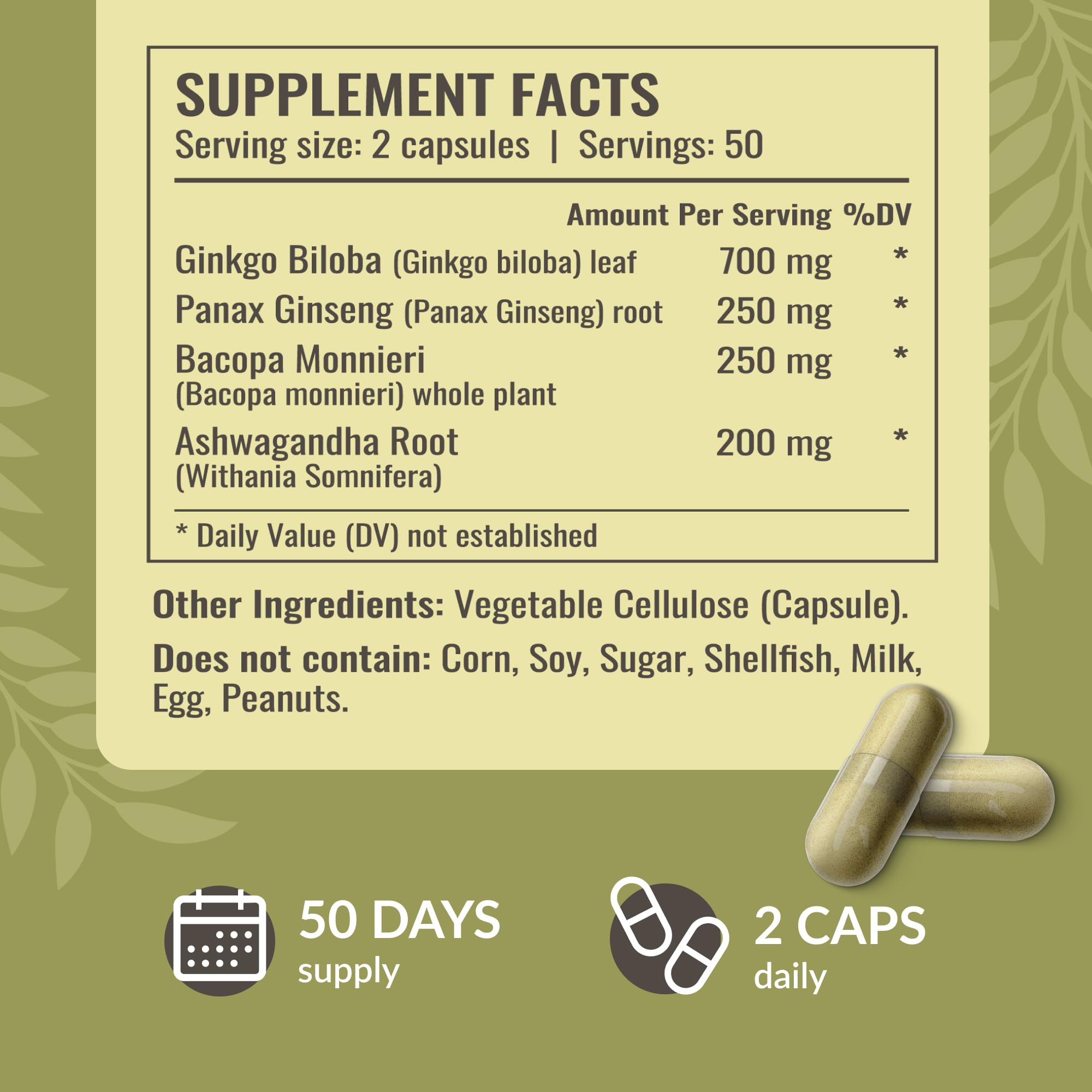 On-the-go lifestyle shot with HERBAMAMA Brain Support Capsules