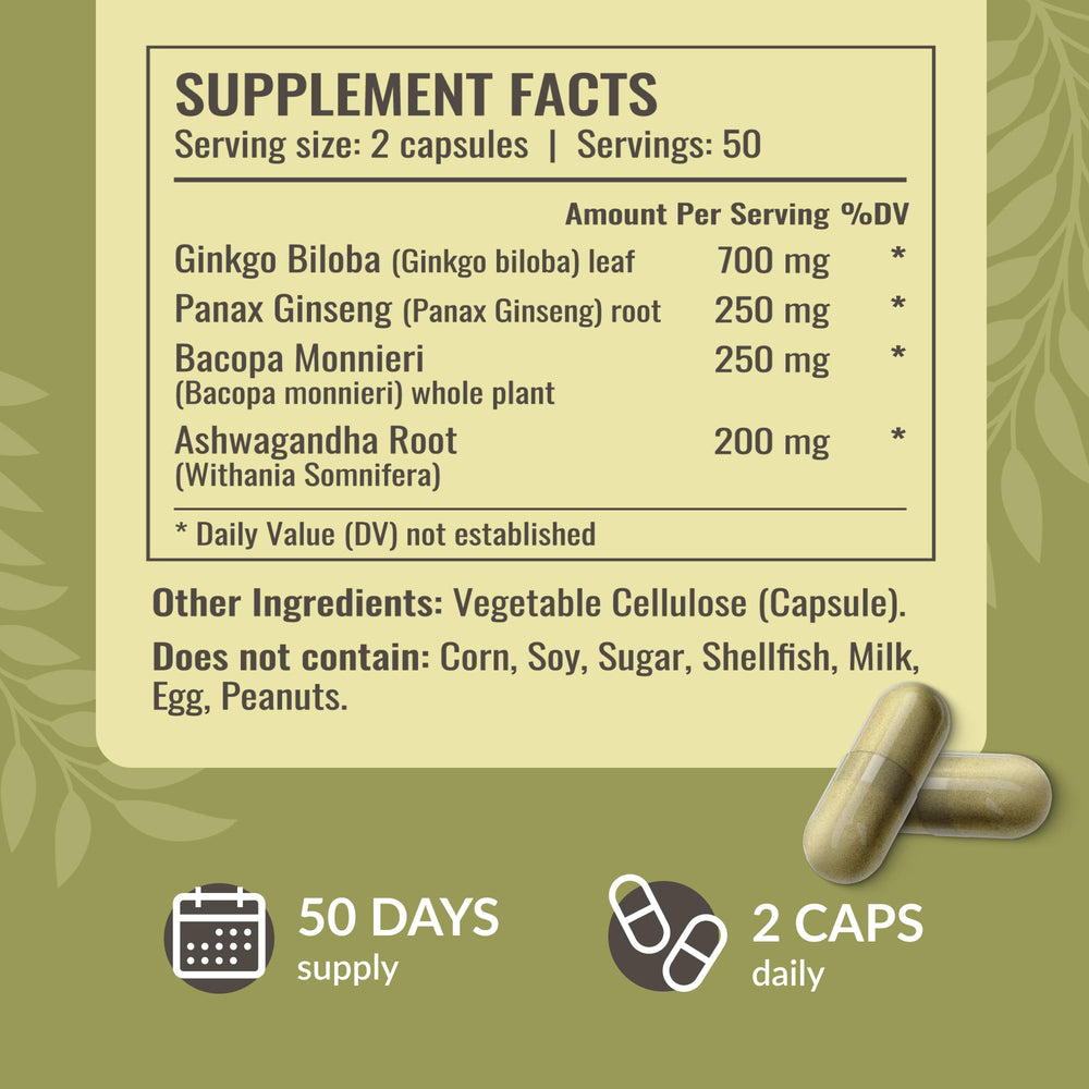 On-the-go lifestyle shot with HERBAMAMA Brain Support Capsules
