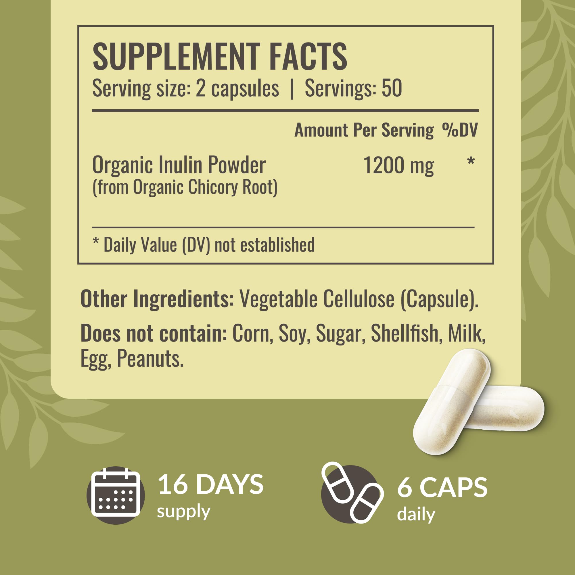 Chicory root powder used to make Herbamama Inulin prebiotic
