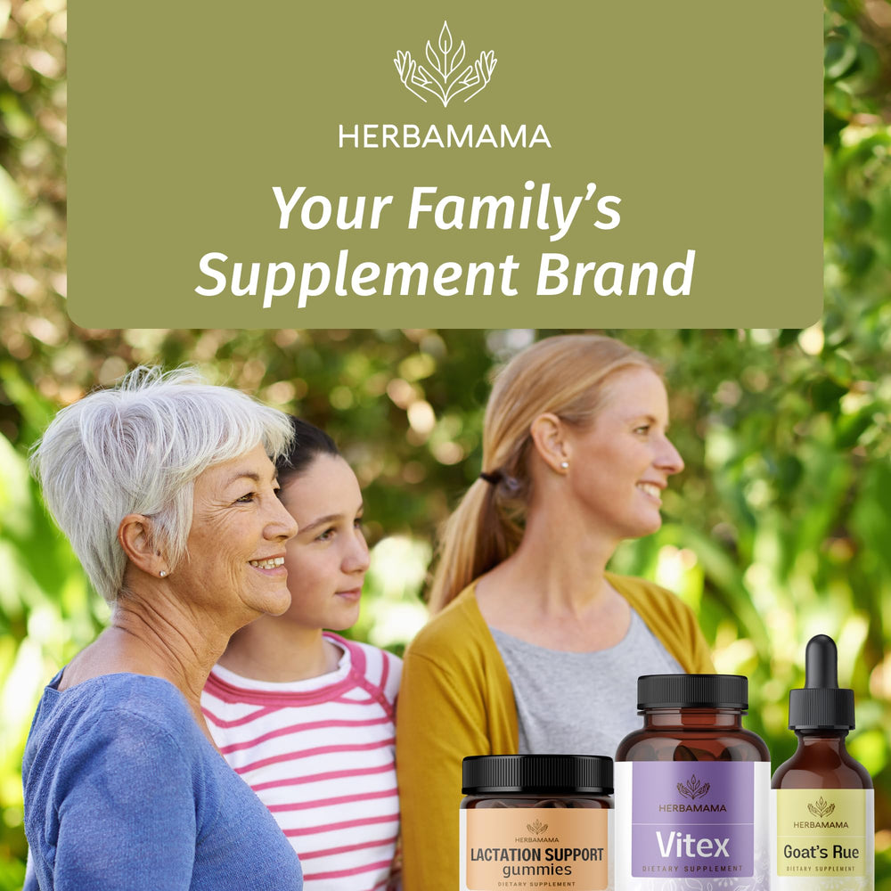 Herbamama Vitex 2-pack packaging and branding