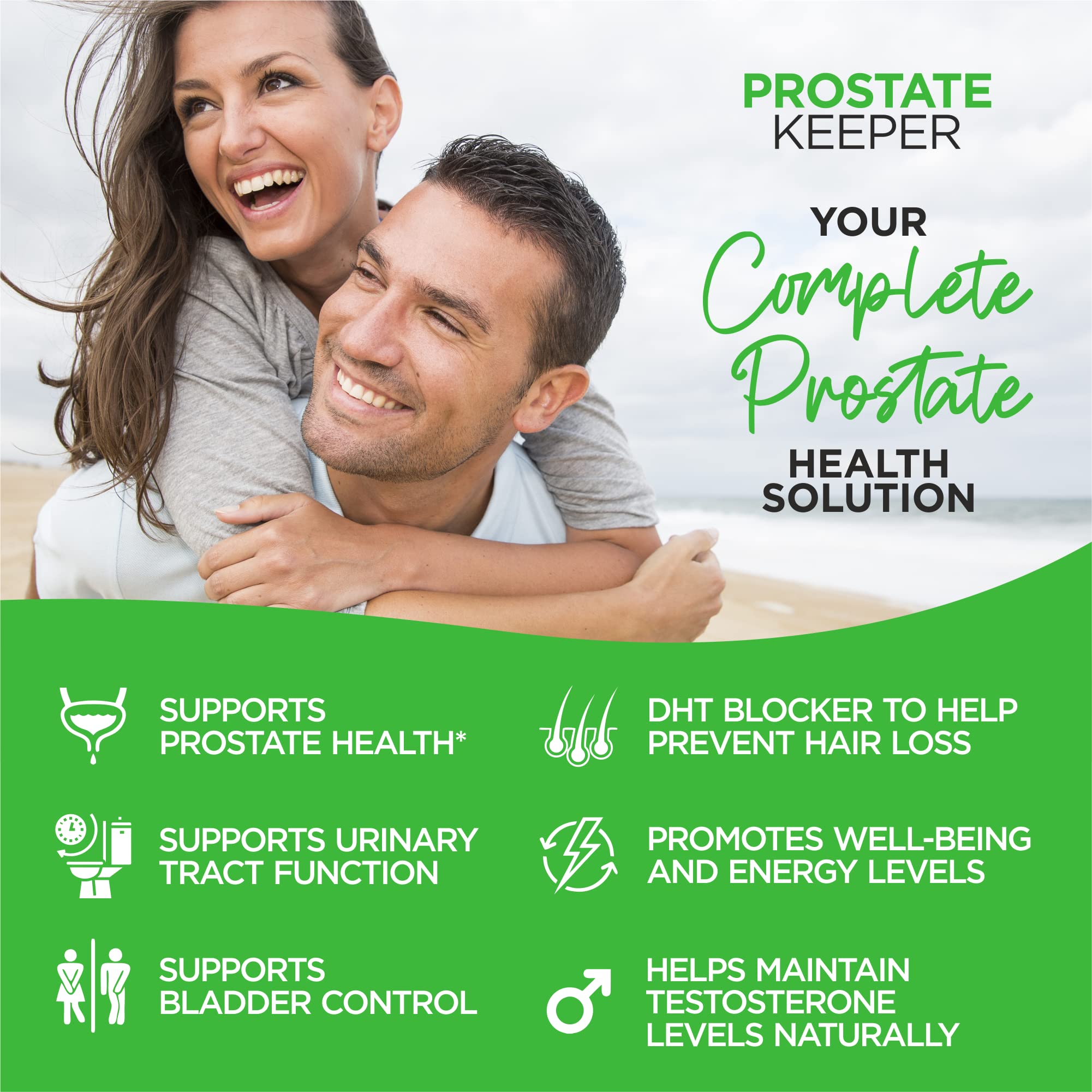 Prostate Support dosage information on bottle label