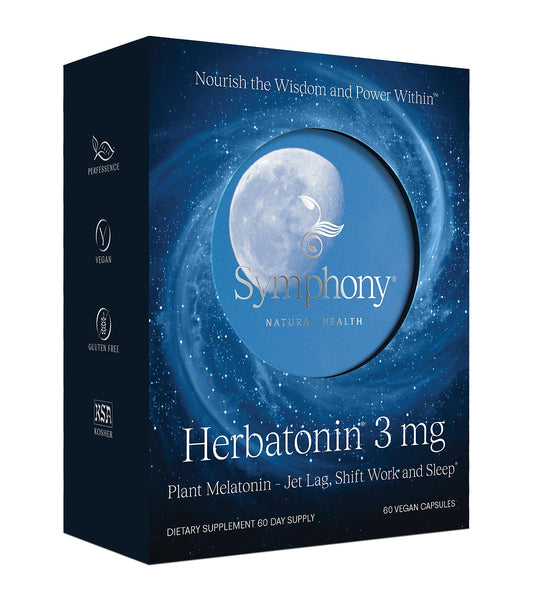 Herbatonin 3mg bottle with plant-based melatonin