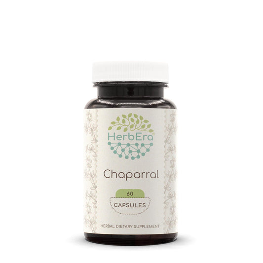 HerbEra Chaparral 60 capsules bottle – 500 mg