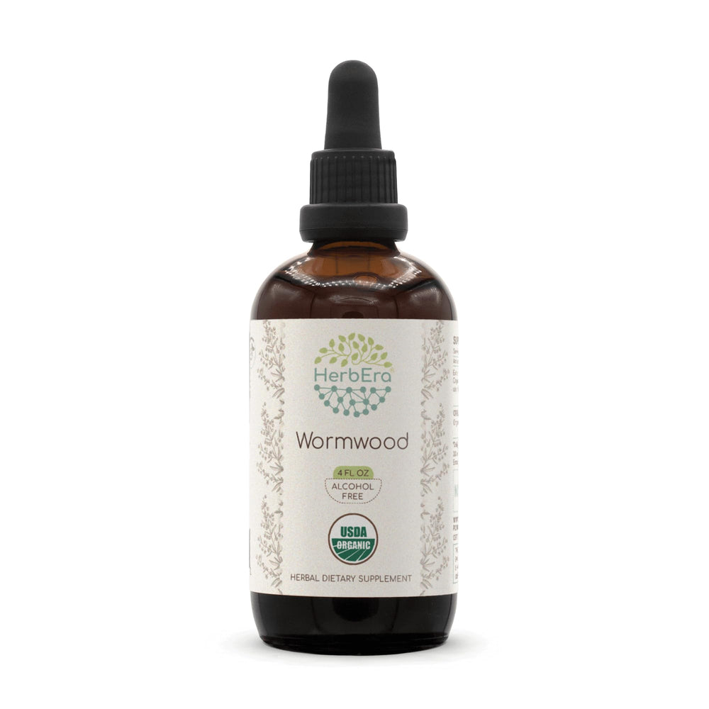 Bottle of HerbEra Wormwood tincture, 4 oz