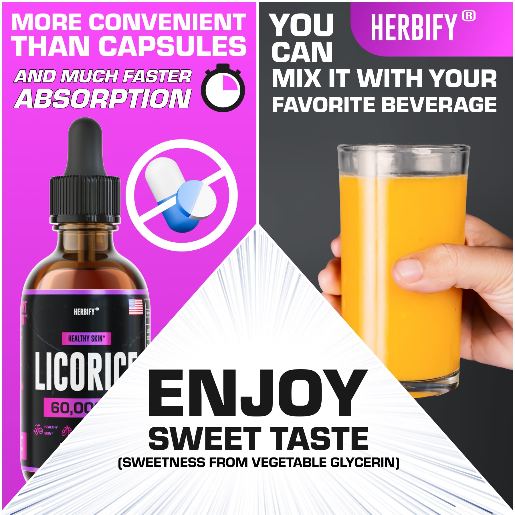 Image showing skin-related benefits of licorice root extract