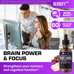 Lions Mane mushroom extract dropper bottle