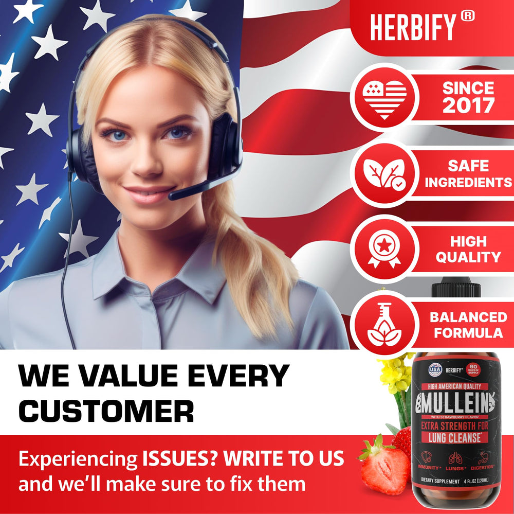 Herbify Mullein Drops ingredients panel