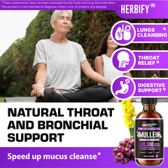 USA-made Herbify Mullein Drops bottle highlighting Florida-based brand