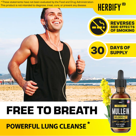 Mullein leaf and flowers blend ingredients