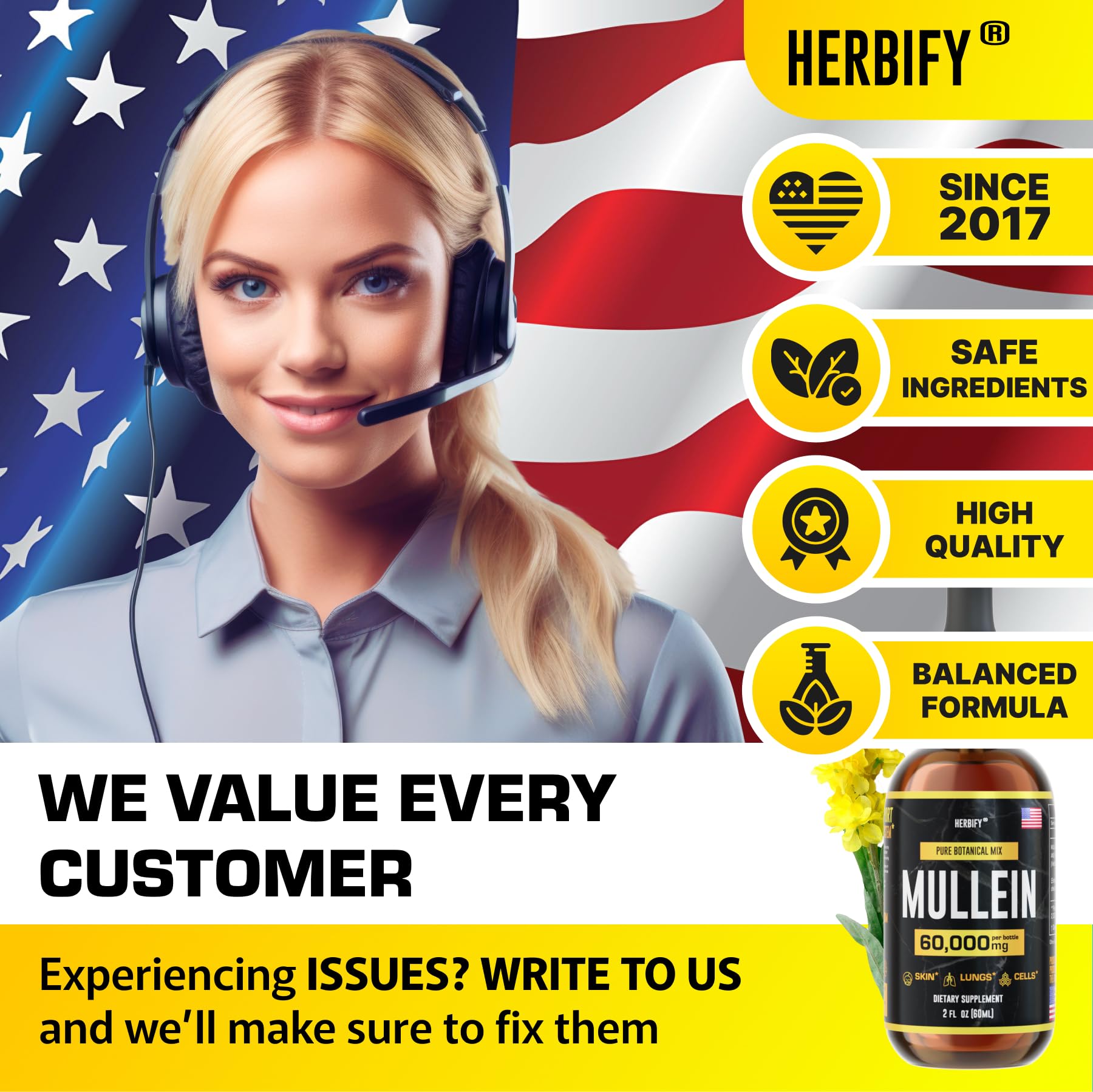 Herbify quality control and pride in US-made product