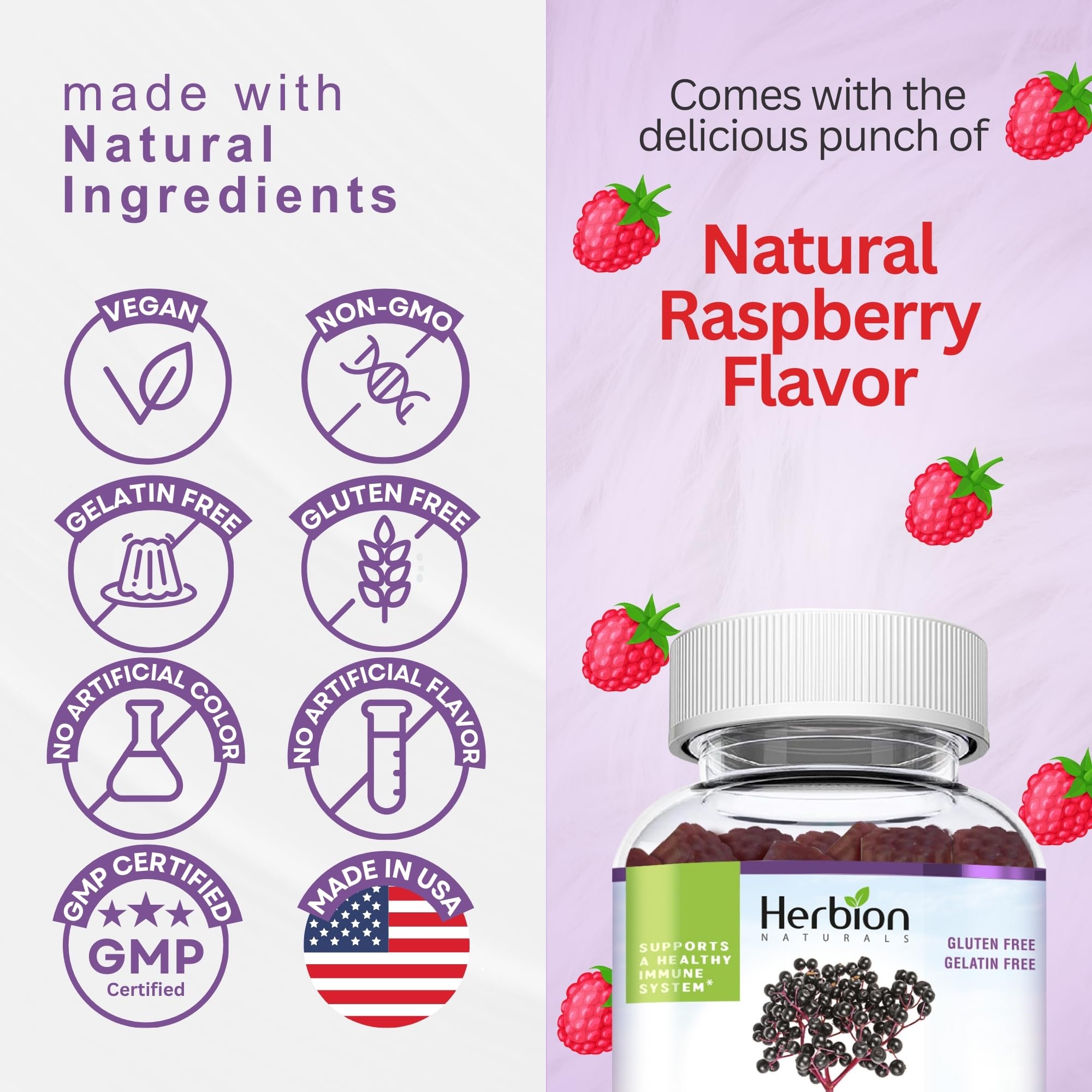 Made in USA branding with product packaging