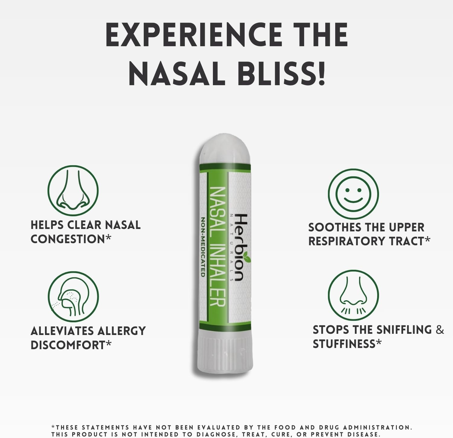 HERBION Naturals Nasal Inhaler clove-eucalyptus aroma supports soothing vapors for nasal comfort