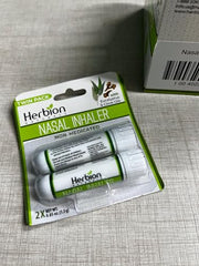 HERBION Naturals nasal inhaler on the go supports easy breathing