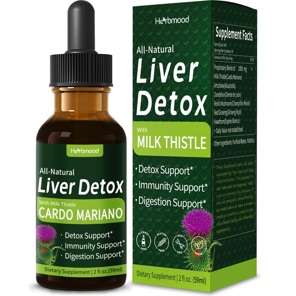 Herbmood Liver Detox Drops 2oz bottle
