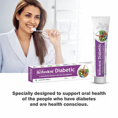 Packaging of Herbodent Diabetic Toothpaste Pack of 2