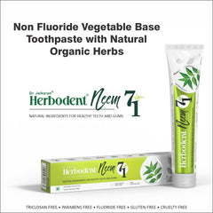 Tube of Herbodent Neem 7 in 1 Toothpaste 6.53 oz
