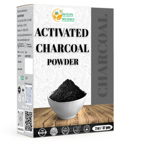 Herbs Botanica Activated Charcoal Powder 2 oz resealable pouch