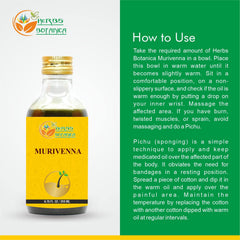 Ayurvedic Murivenna oil bottle with coconut oil base