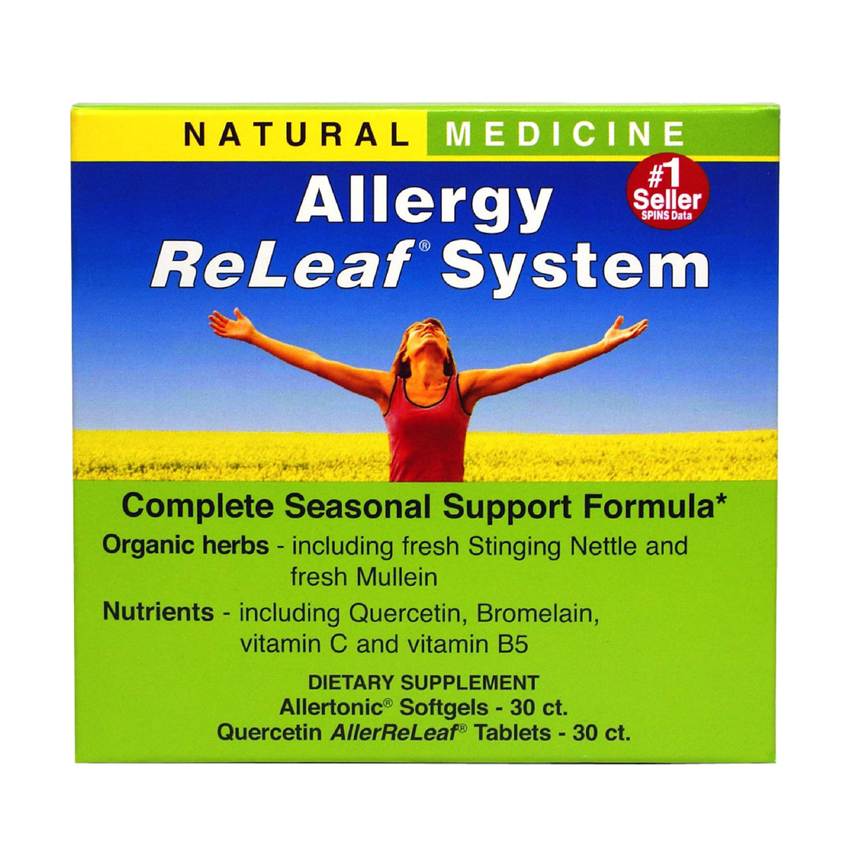Herbs, Etc. Allergy ReLeaf System bottle and packaging