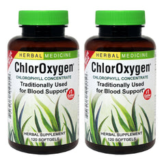 Bottle front of Herbs Etc. ChlorOxygen Chlorophyll Concentrate