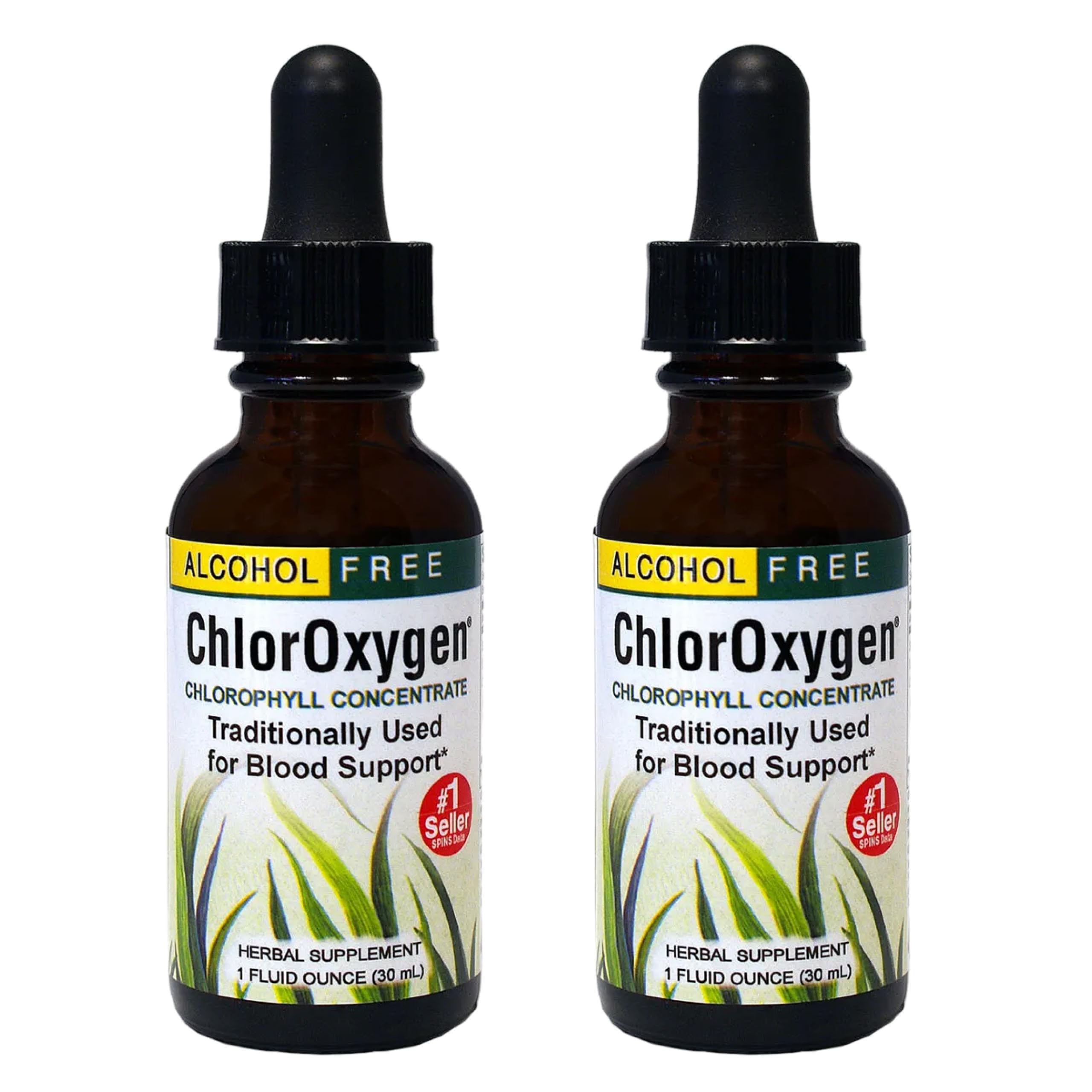 Herbs Etc. ChlorOxygen bottle showcases highly concentrated chlorophyll for daily vitality.