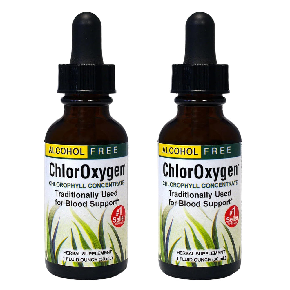 Herbs Etc. ChlorOxygen bottle showcases highly concentrated chlorophyll for daily vitality.