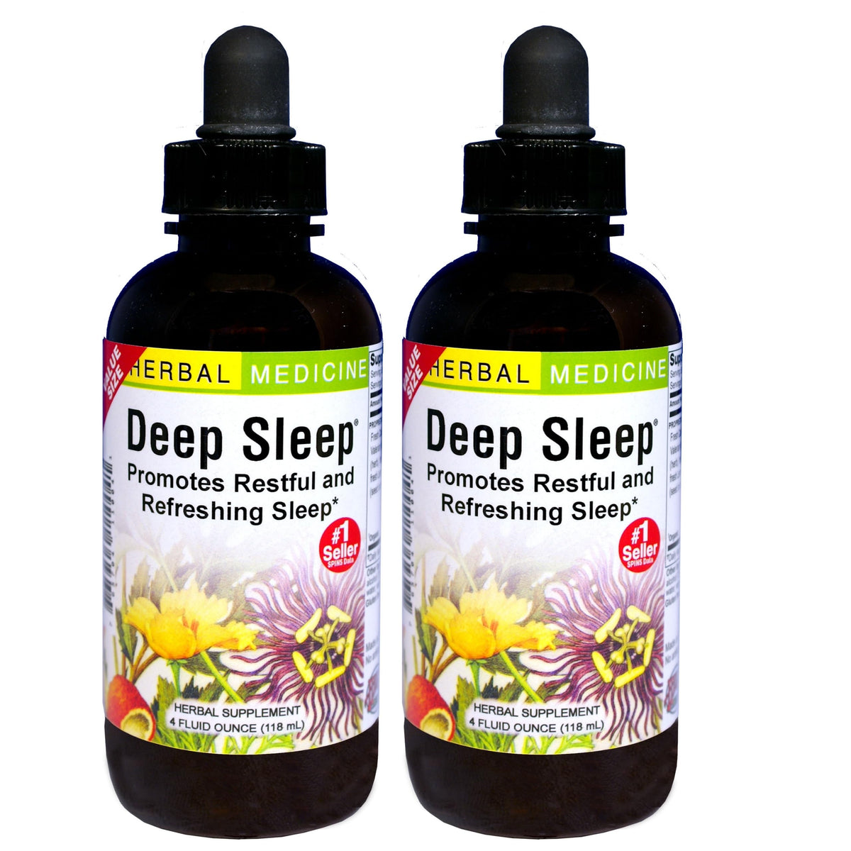 Herbs Etc. Deep Sleep bottle label close-up