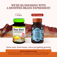 Fresh organic herbs used in Deep Sleep Softgels