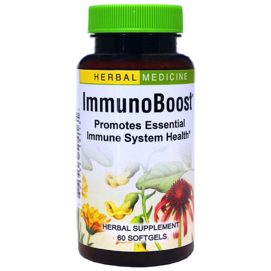 Front view of Herbs Etc. Immunoboost bottle