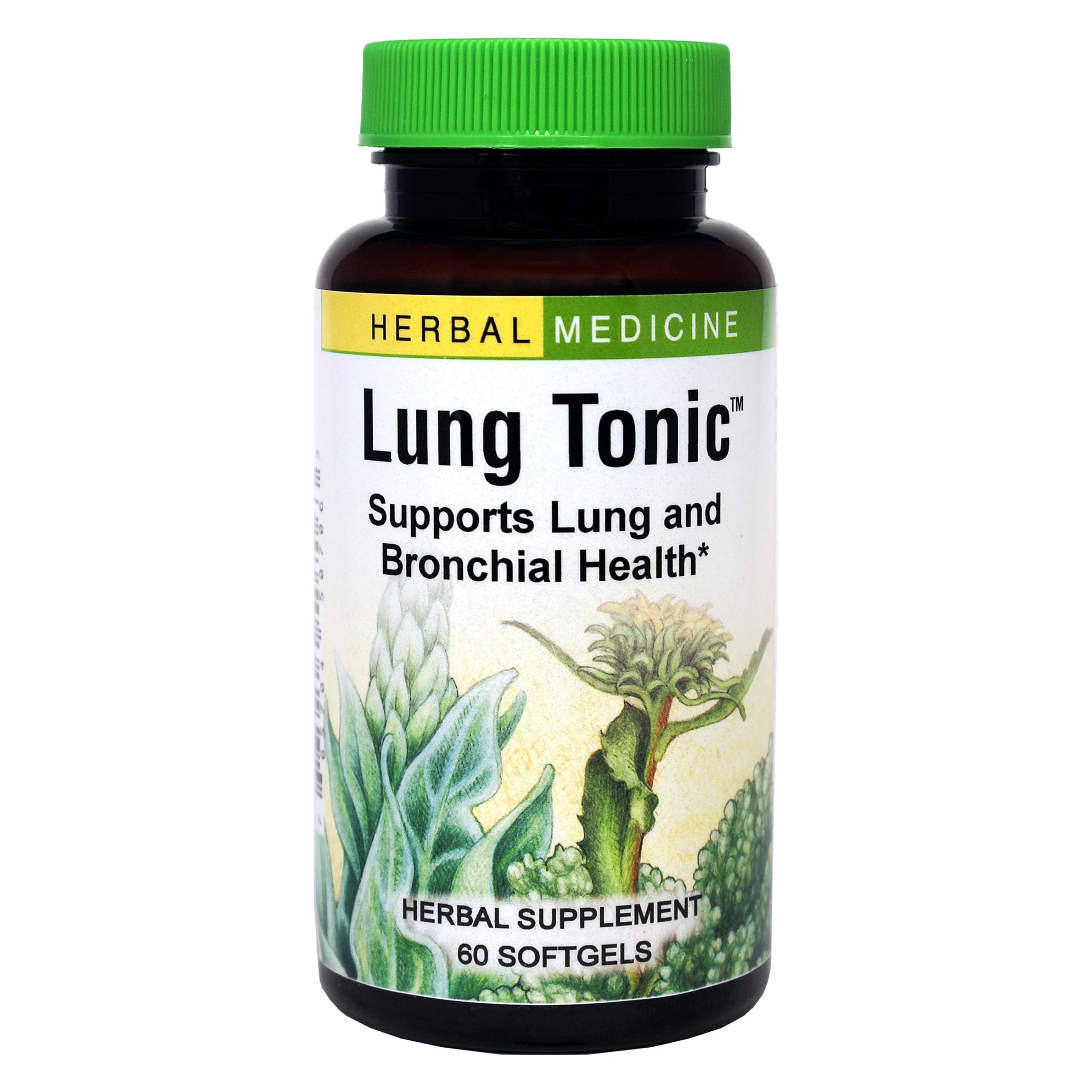 Herbs Etc. Lung Tonic bottle label