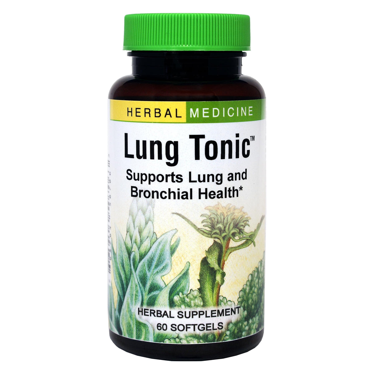 Herbs Etc. Lung Tonic bottle label