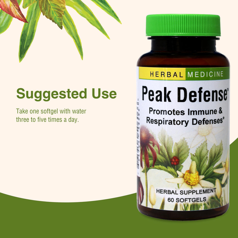 Herbs Etc. Peak Defense product hero image