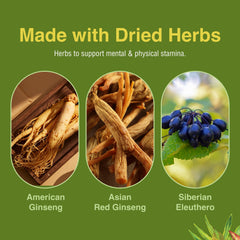 Gluten-free label on herbal supplement