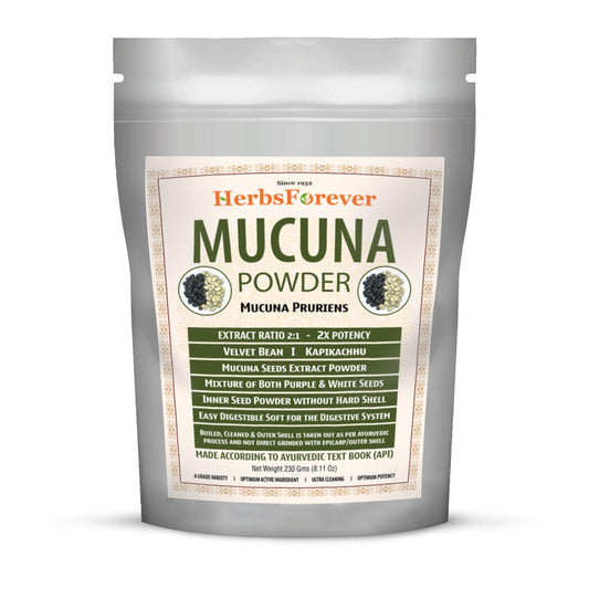 Purple and yellow velvet bean powder blend (Mucuna Pruriens) 230g