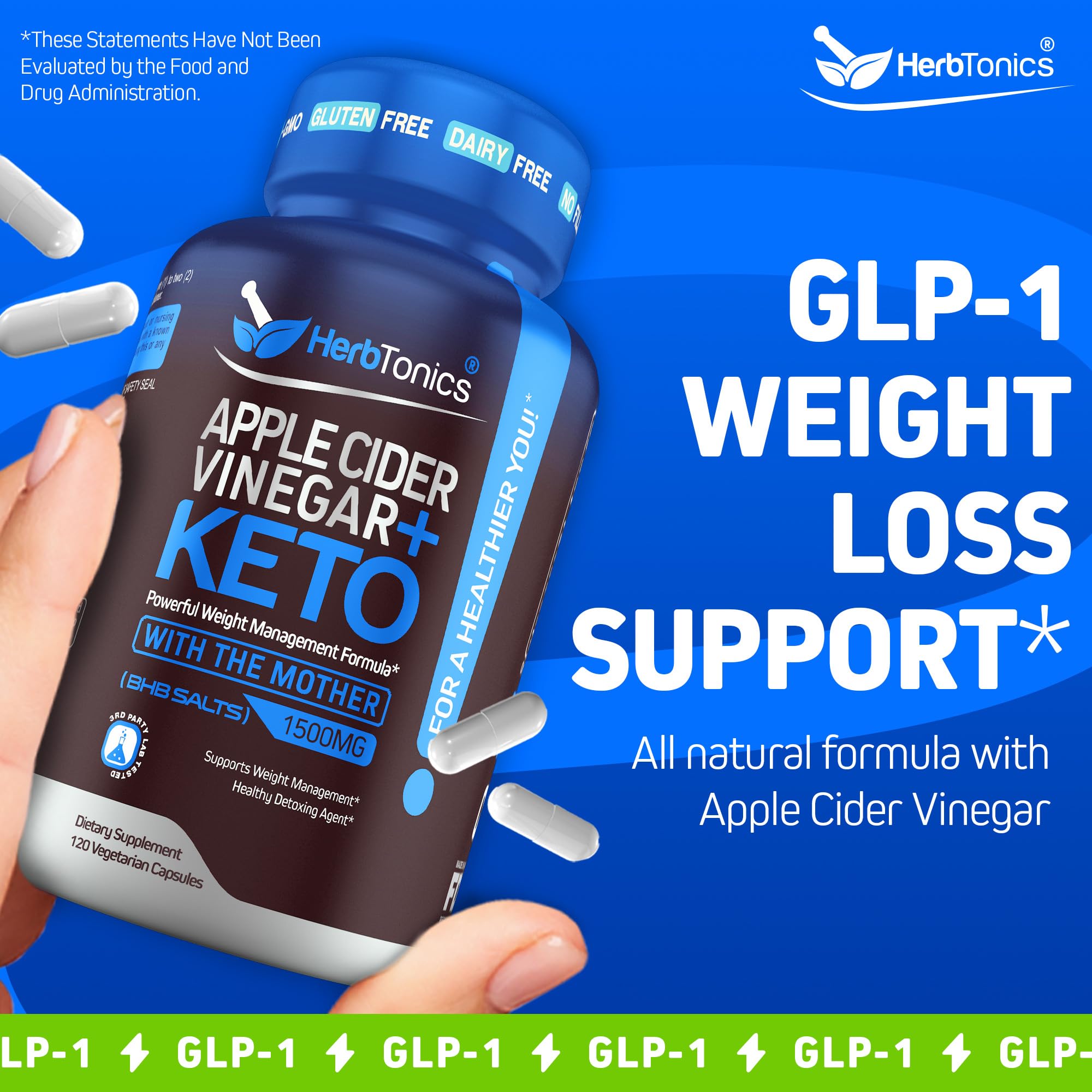 Illustration of appetite satiety and GLP-1 support
