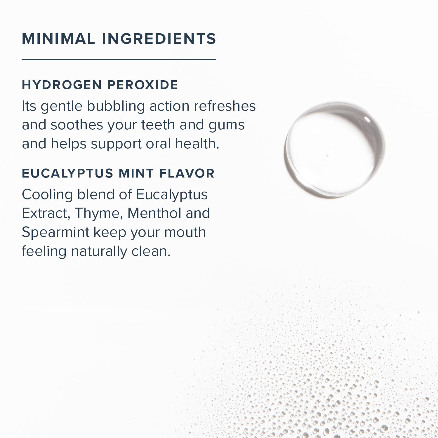 Heritage Mouthwash bottle showing Xylitol label