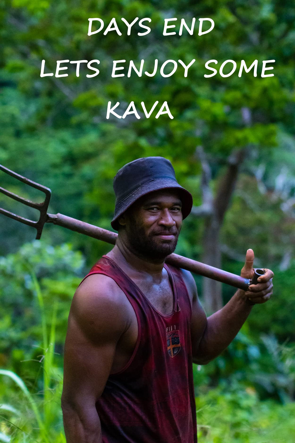 Product packaging label of Heritage Kava
