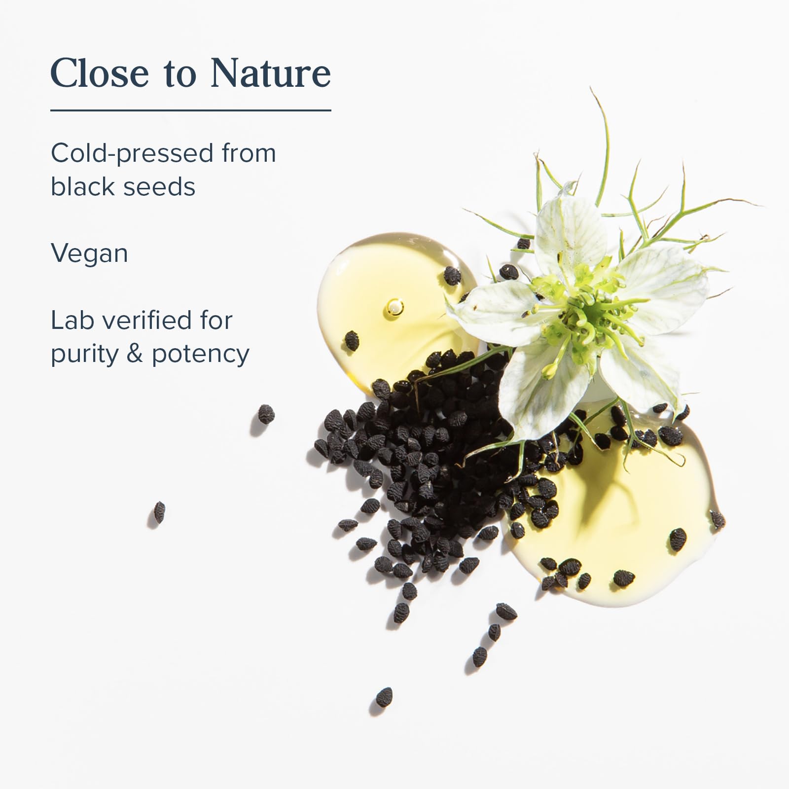 Amber glass bottle packaging for Heritage Store Black Seed Oil